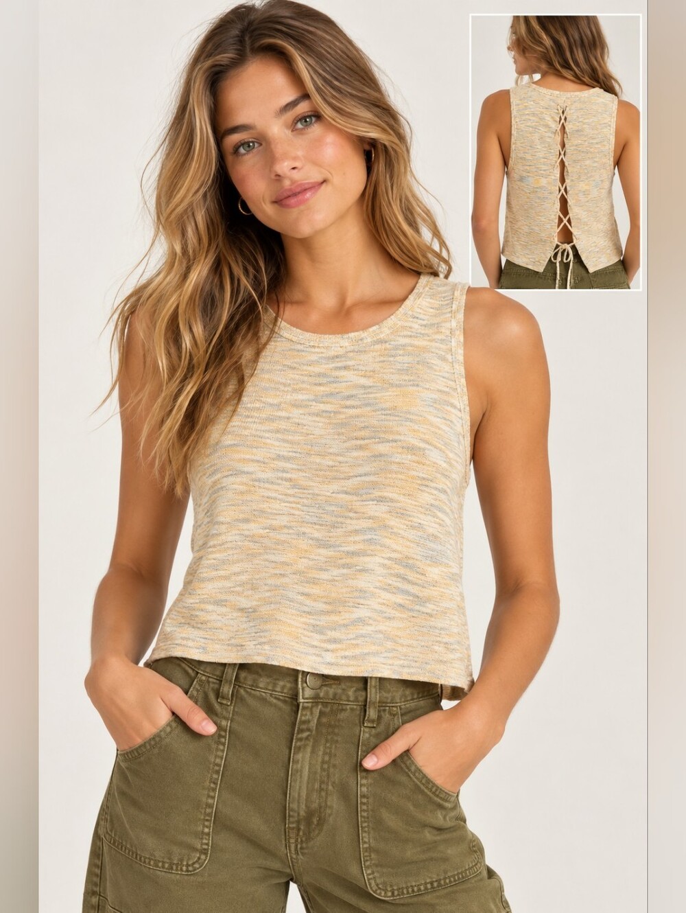 Free People Best Of Us Sweater Tank XS